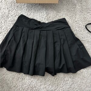 Black Tennis Skirt